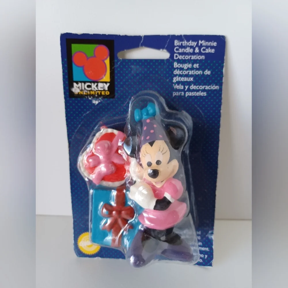 Vintage 1996 Wilton Disney Minnie Mouse Cake Topper/Candle